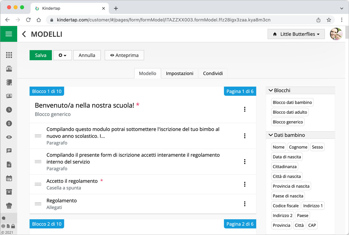 Collect registrations, requests for time slot changes, surveys and manage admission rankings!